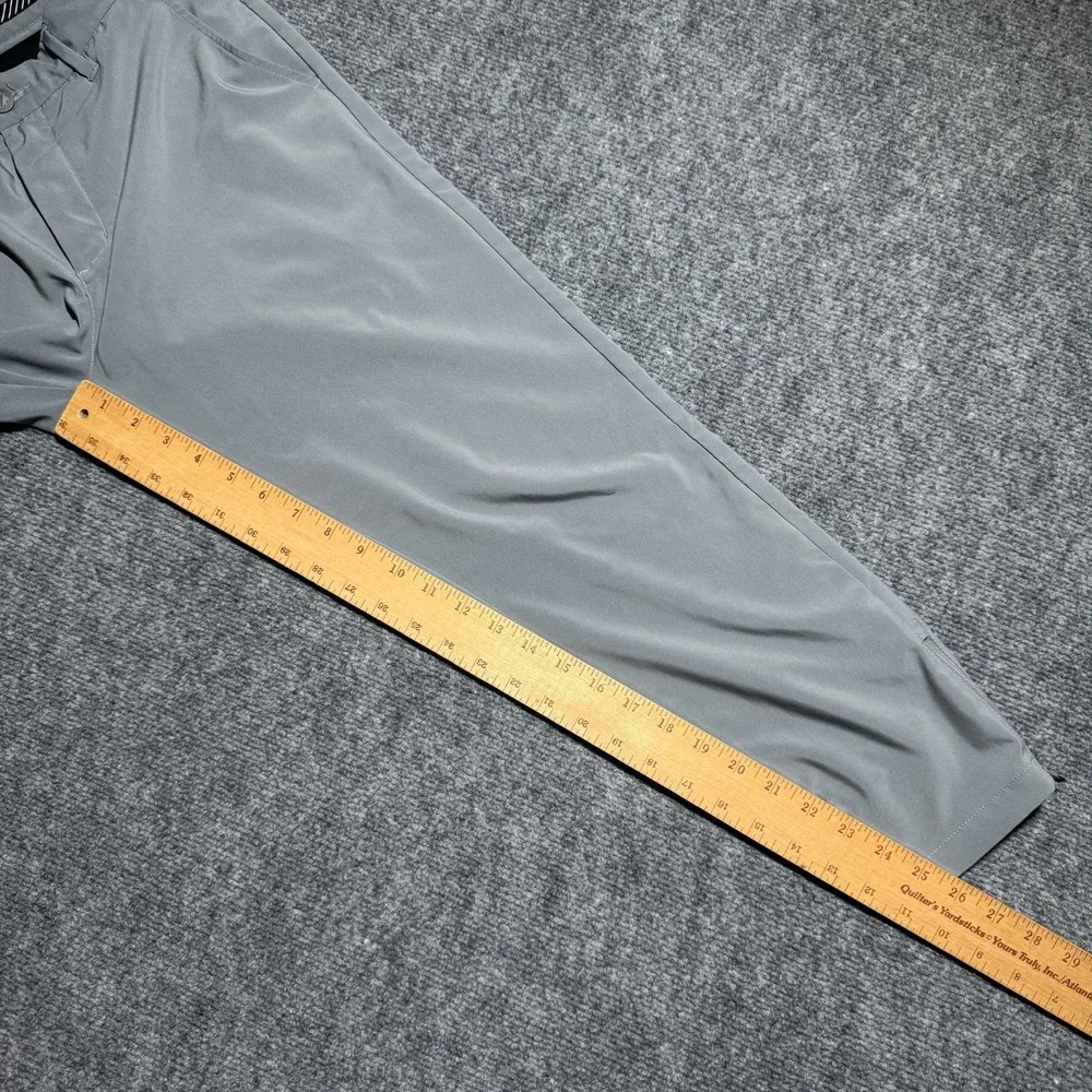 Primo Pants Men 31 Short Gray Golf Joggers Performance Stretch Ankle Zip 31x26